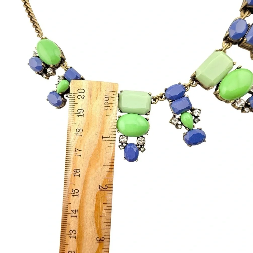 J. Crew Necklace in Green and Blue